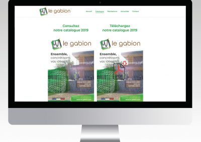 LE GABION catalogue et site internet